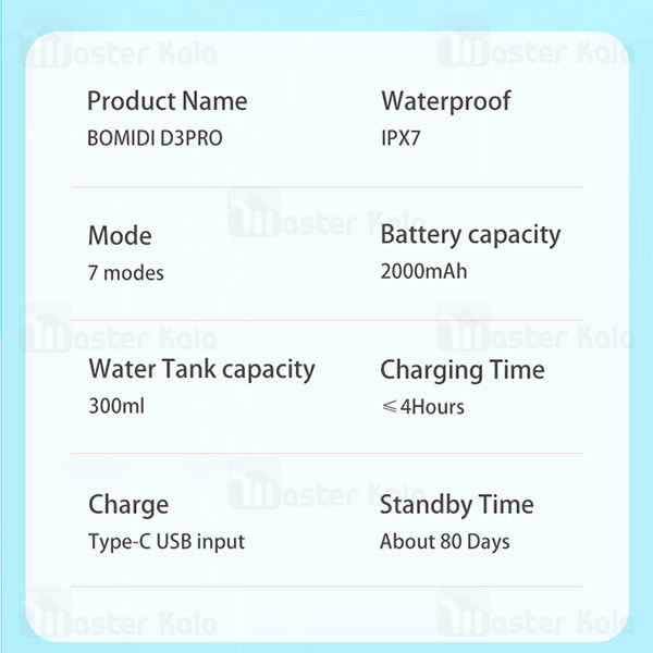 دستگاه شست و شوی دهان و دندان شیائومی Xiaomi Bomidi D3 Pro